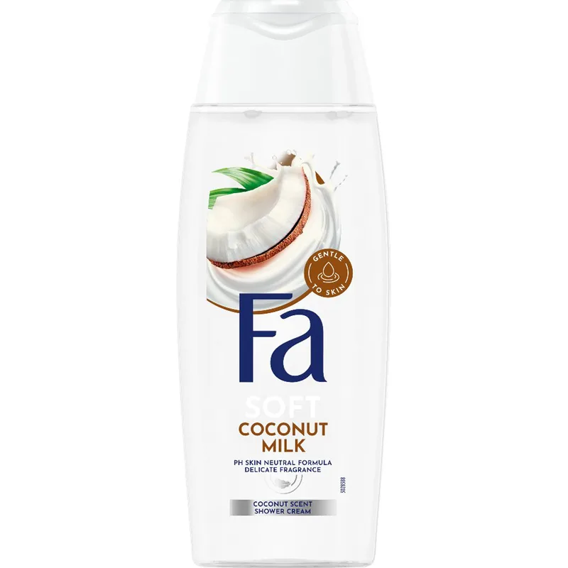Fa Soft Coconut Milk Shower Cream Κρεμώδες Αφρόλουτρο Σώματος με Περιποιητικό Άρωμα από Γάλα Καρύδας 250ml