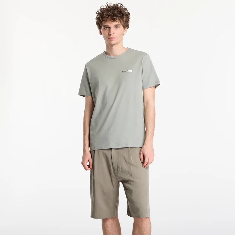 T-shirt Calvin Klein Ss 30S Eu Spw Split Standard Graphic Tee Shadow S