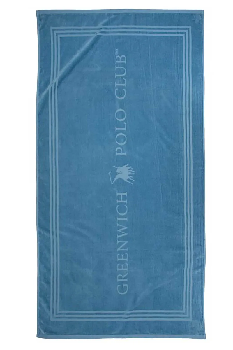 Greenwich Polo Club unisex πετσέτα θαλάσσης 90 x 170 cm "5201" - 267901705201 Μπλε