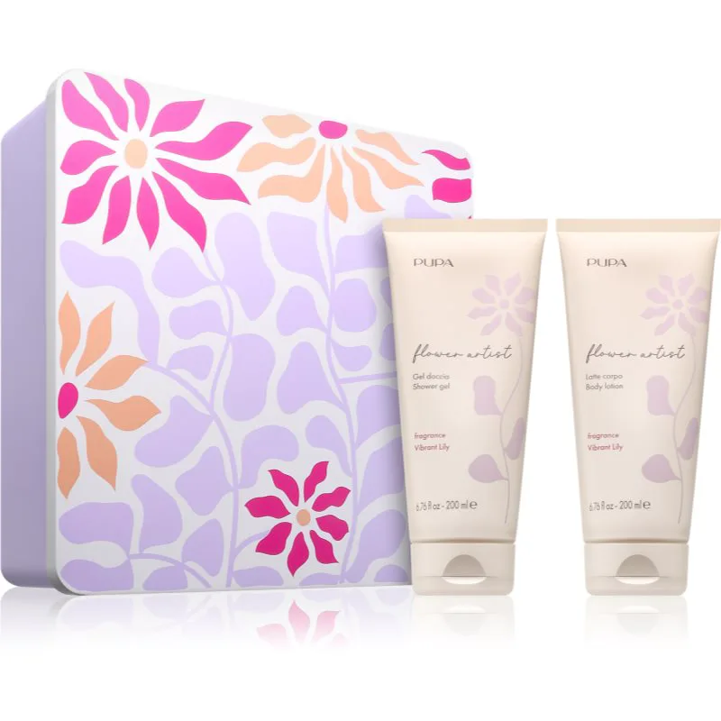 PUPA Milano Flower Artist Kit σετ δώρου για το σώμα με άρωμα Vibrant Lily