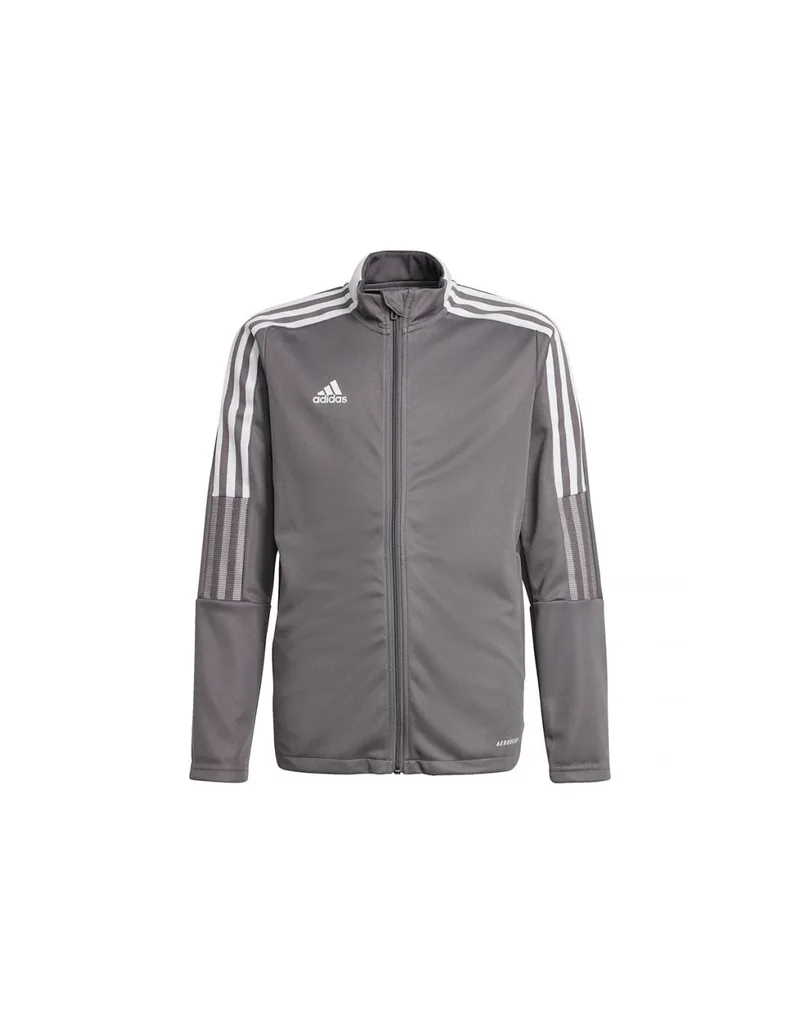 Adidas Αθλητική Παιδική Ζακέτα Γκρι Tiro 21 GM7311