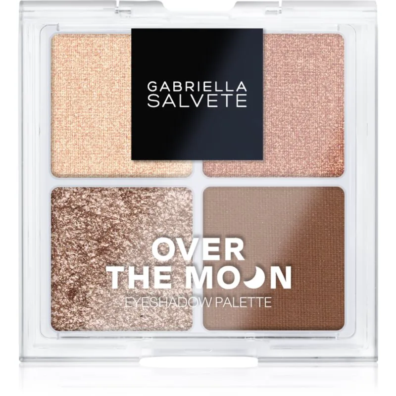 Gabriella Salvete Over The Moon Παλέτα σκιών για τα μάτια Nude Moon 4 γρ