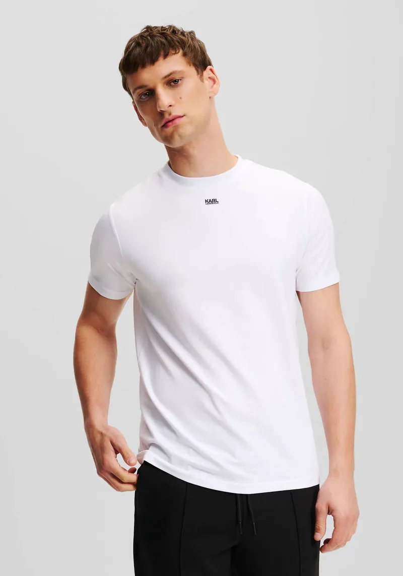 Karl Lagerfeld T Shirt της σειράς Crewneck - 755058 552235 10 White