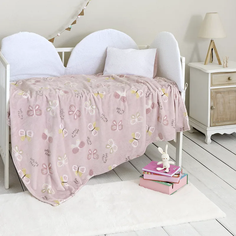 Κουβέρτα Fleece Κούνιας 110X140 Nima Papillon (110x140)