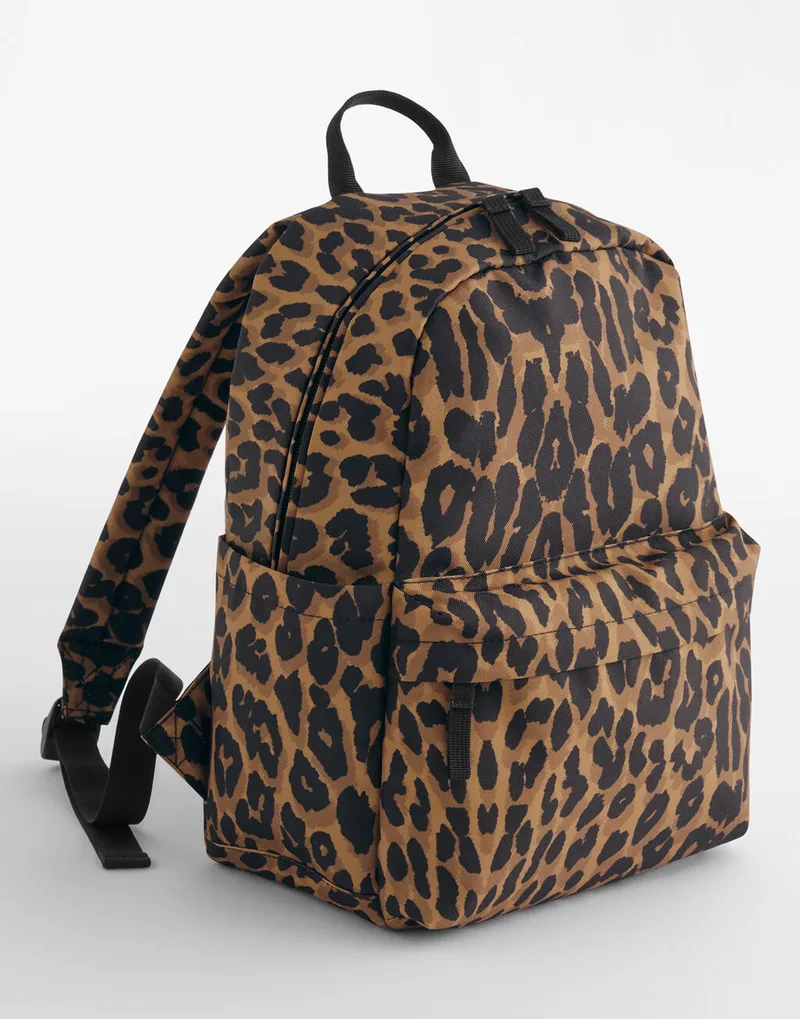 Τσάντα Πλάτης Mini BG195S Bagbase Leopard Print