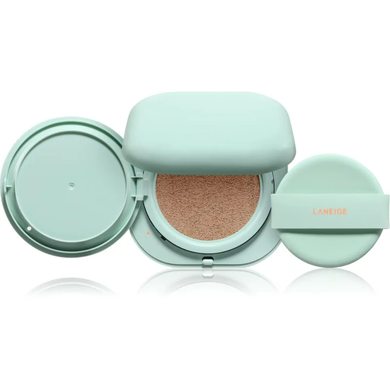 LANEIGE Neo Cushion Matte συμπαγές ματ μεικ απ + ανταλλακτικό για γέμιισμα απόχρωση 21N1 Μπεζ 2x15 γρ