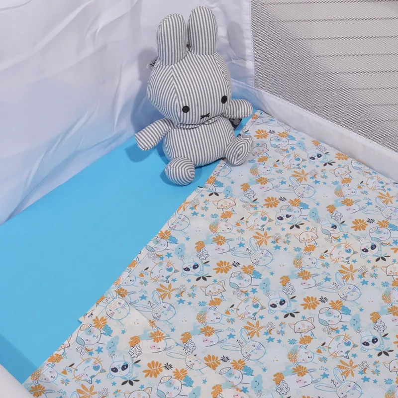 Σεντόνια Λίκνου Σετ Baby Oliver 200 Blue 80x100