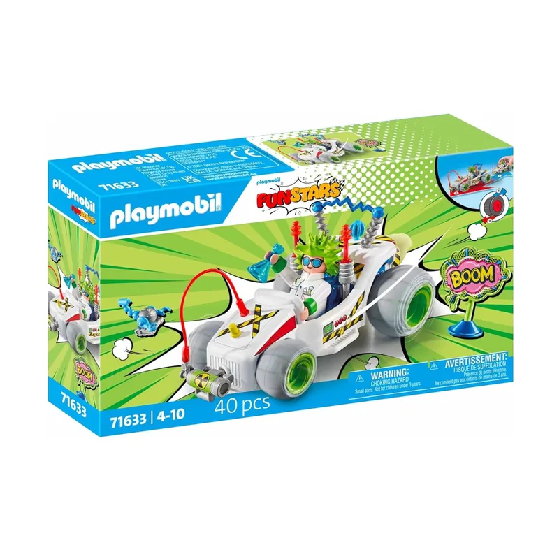 Playmobil Crazy Kart Τρελός Επιστήμονας 71633