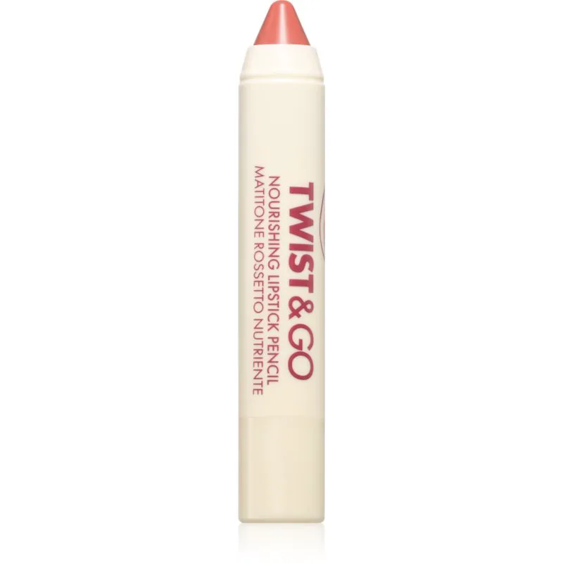 puroBIO Cosmetics Twist&Go θρεπτικό κραγιόν σε μολύβι απόχρωση Peach nude 2.9 γρ