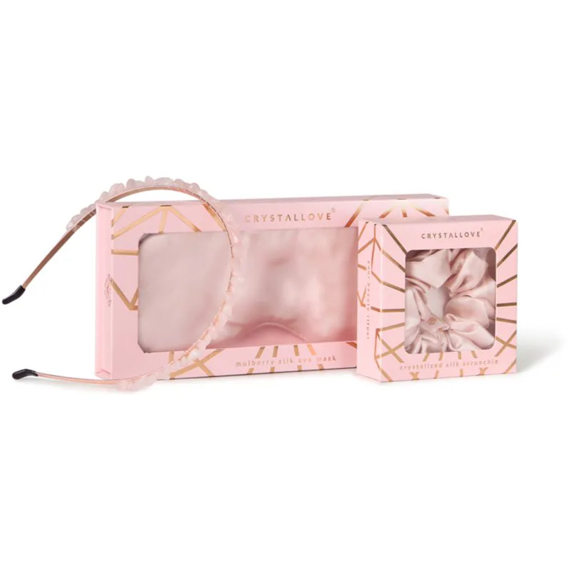Crystallove Rose Silk Set Σετ νύχτας