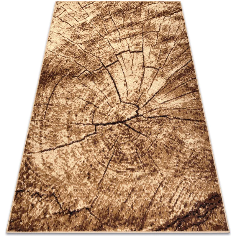 Χαλιά Rugsx Μοκέτα BCF Morad PIEŃ Ξύλο δέντρο 140x200 cm