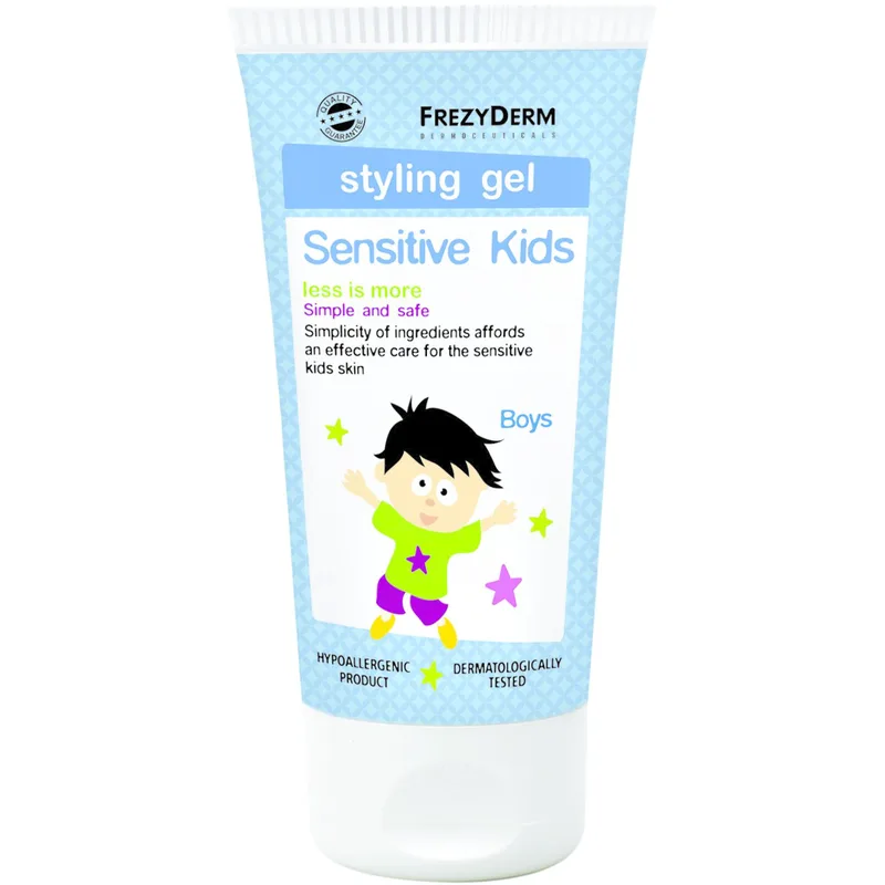 Frezyderm Sensitive Kids Hair Styling Gel for Boys Απαλό Gel Μαλλιών για Δυνατό Κράτημα 100ml