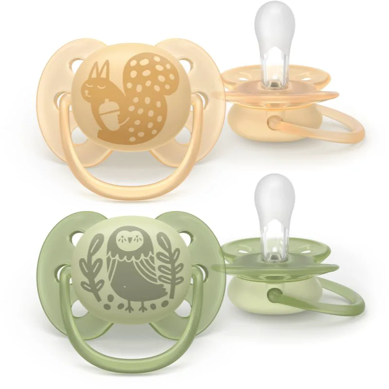 Philips Avent Ultrasoft SCF091/46 6-18 m πιπίλα Neutral 2 τμχ