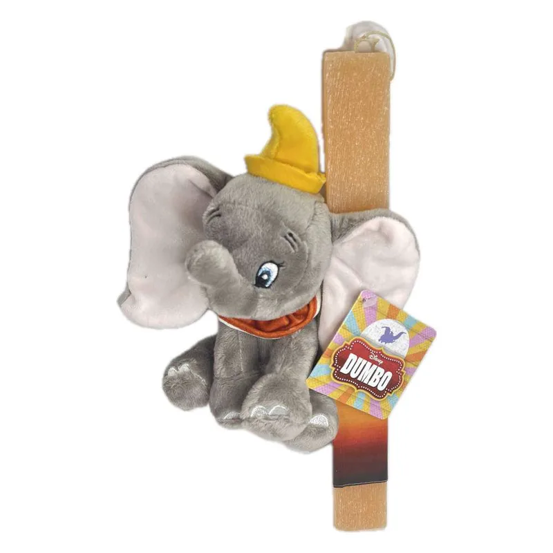 Λαμπάδα με Λούτρινο Disney Dumbo το Ελεφαντάκι Γκρι