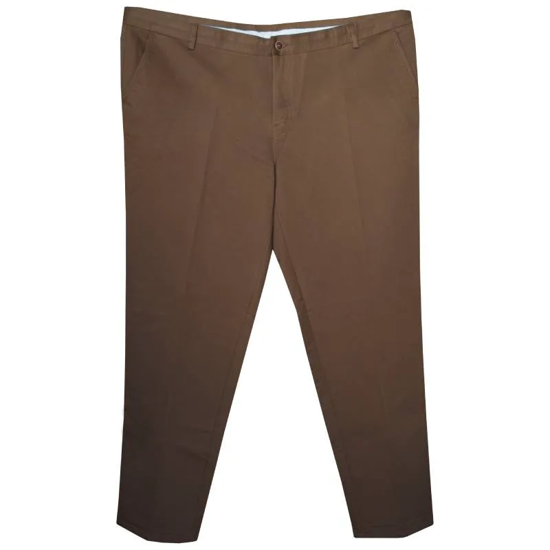 Ελαστικό chino παντελόνι "Ezra",by N.Y. Tailors - Camel