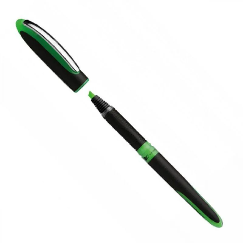 Μαρκαδόρος υπογράμμισης Schneider One Highlighter 1+4 mm. - Green