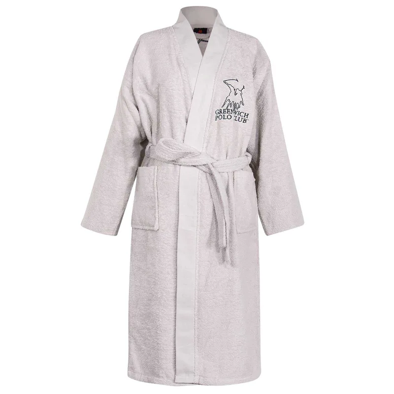Μπουρνούζι Greenwich Polo Club 3213 Light Grey LARGE