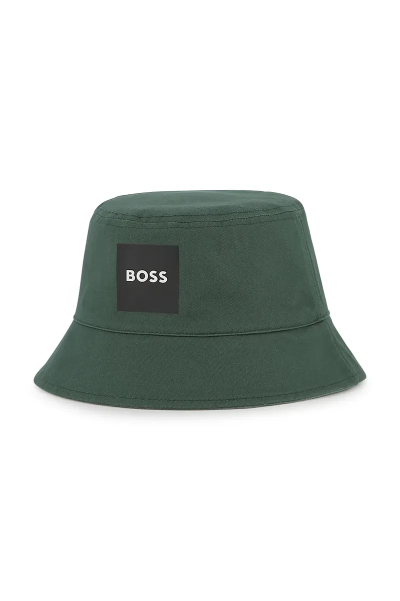 Αναστρέψιμο βαμβακερό παιδικό καπέλο BOSS