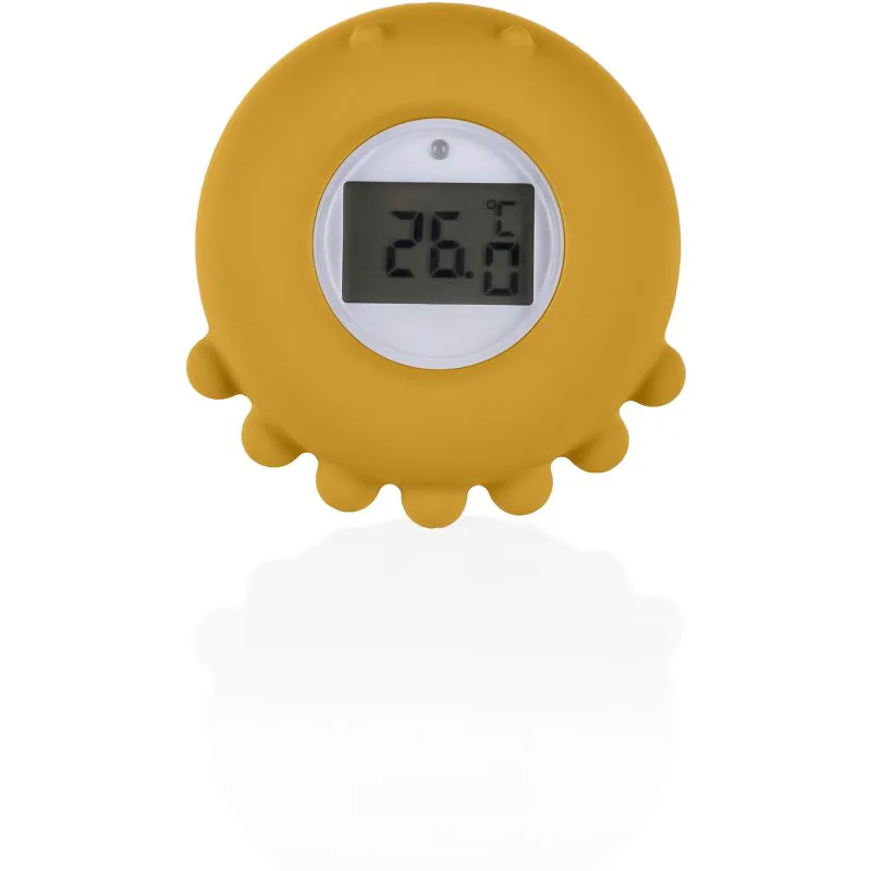 Zopa Silicone Digital Thermometer 2in1 ψηφιακό θερμόμετρο στη μπανιέρα Mustard Yellow 1 τμχ