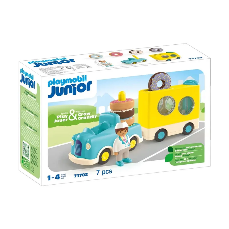Playmobil JUNIOR: Φορτηγάκι ντόνατ 71702