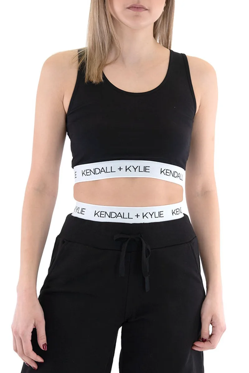 Μπουστάκι Kendal + Kylie Waist Logo KKW3611669-BLACK Γυναικείο