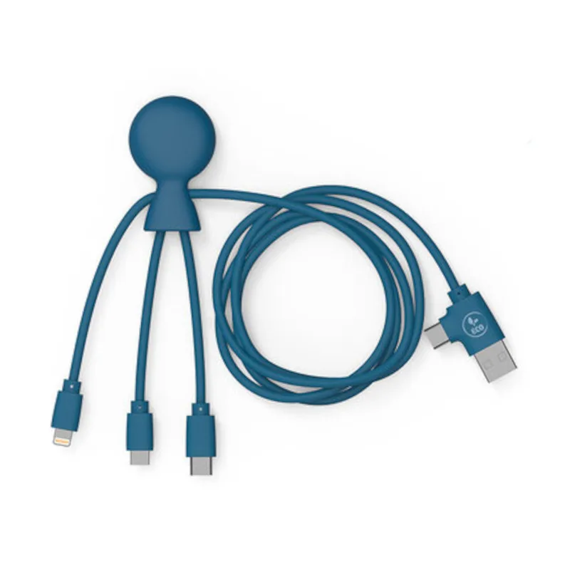 XP71024.16LR XOOPAR MR.BIO LONG ECO FRIENDLY MULTI USB CABLE 1.0m BLUE