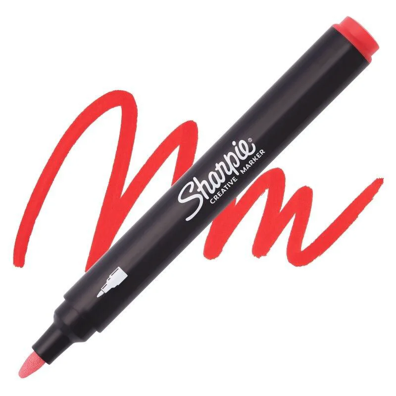 Μαρκαδόρος ανεξίτηλης γραφής Sharpie - Bullet Red