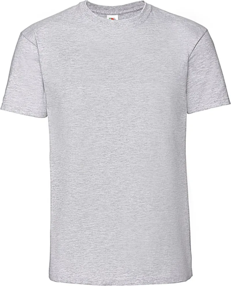 Ringspun Premium T-Shirt Iconic 195 Fruit of the Loom 61-422-0 Heather Grey