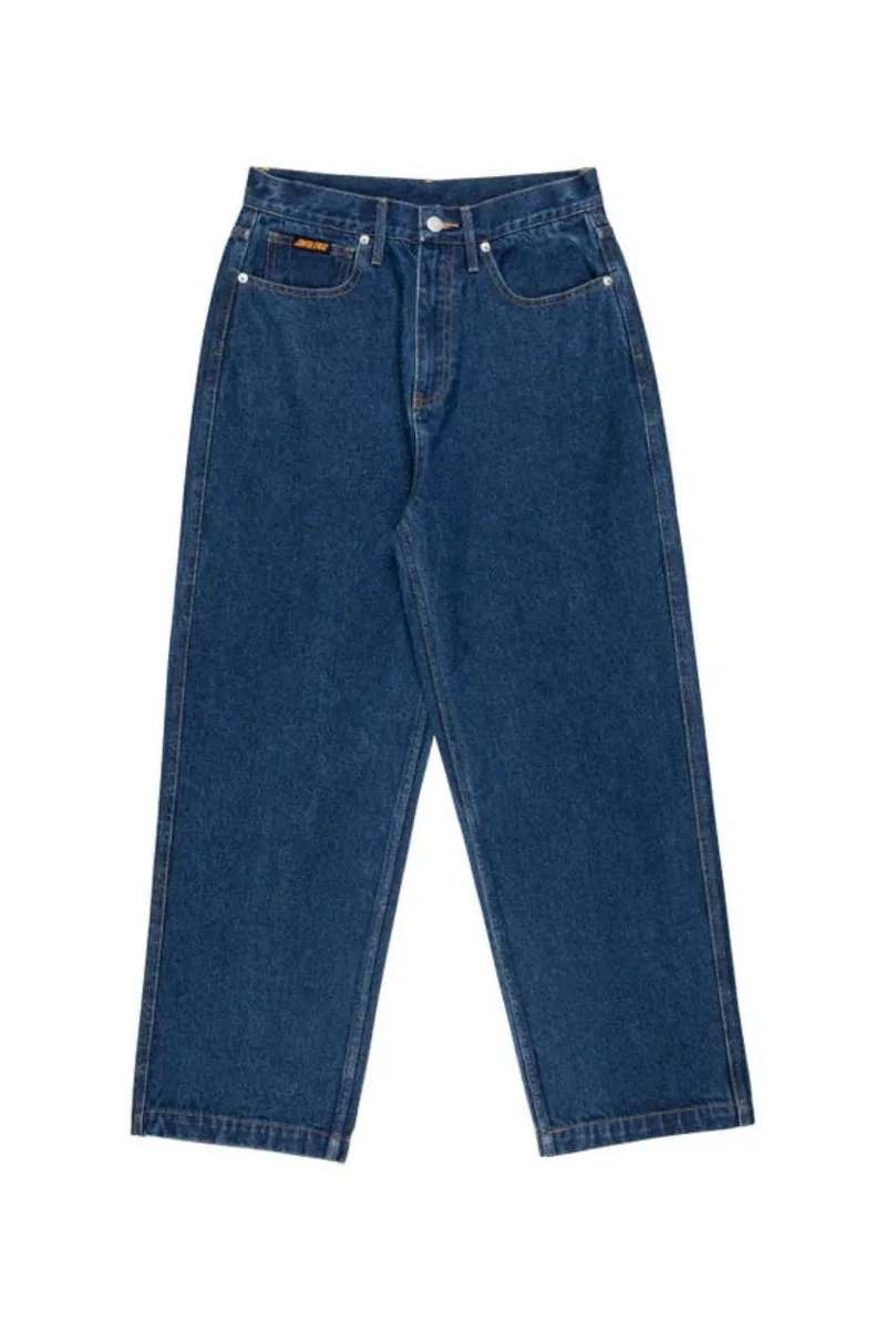SANTA CRUZ Jeans Classic Baggy Jeans - Μπλε-SCA-WPT-1018-BLUE