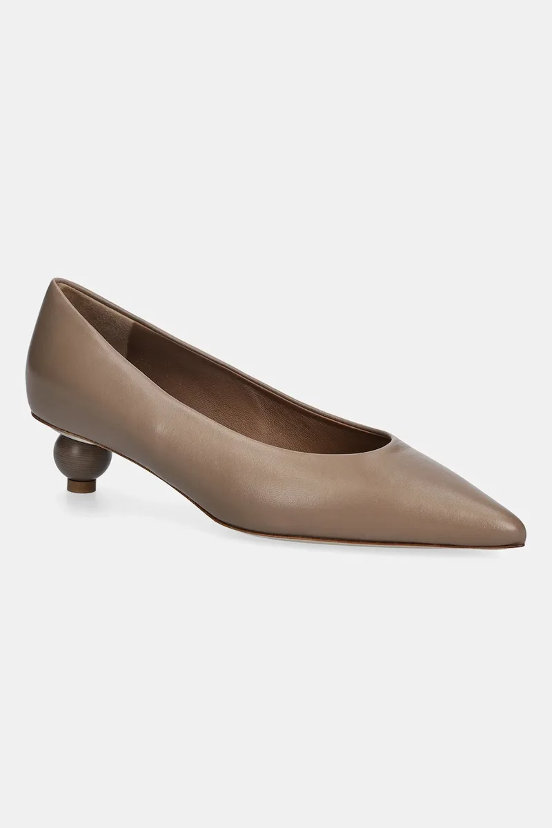 Δερμάτινες γόβες Weekend Max Mara Wkabacini