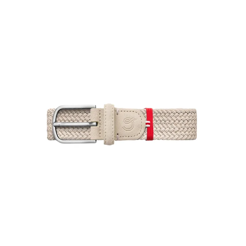 La Boucle Ανδρική Ζώνη Πλεκτή Knokke B23-230530 Μπεζ