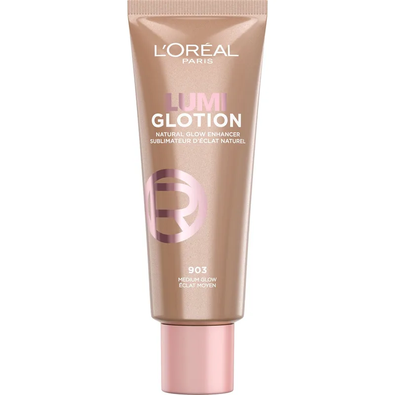 L'Oreal Paris Lumi Glotion Natural Glow Enhancher Fluid Highlighter Προσώπου & Σώματος που Ενισχύει την Λάμψη 40ml - 903 Medium Glow