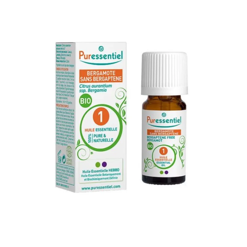 Puressentiel Bergamot Essential Oil Without ORGANIC BERGAPTENE 10ML