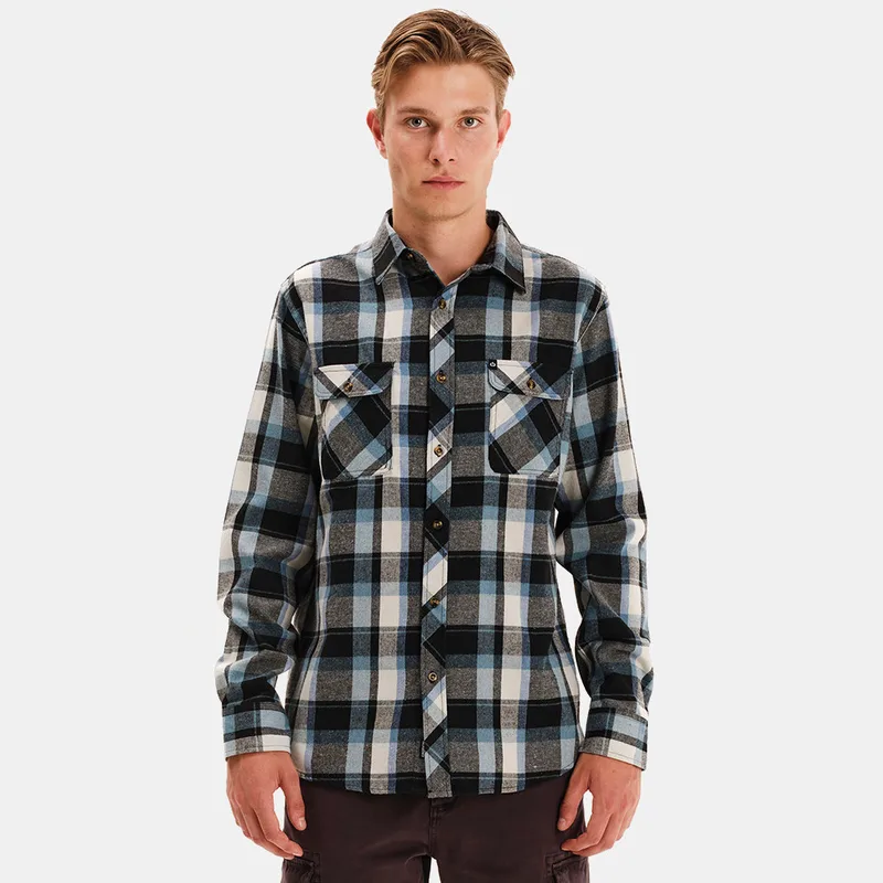 Emerson Button Down Flannel Ανδρικό Πουκάμισο (9000237395_87736)