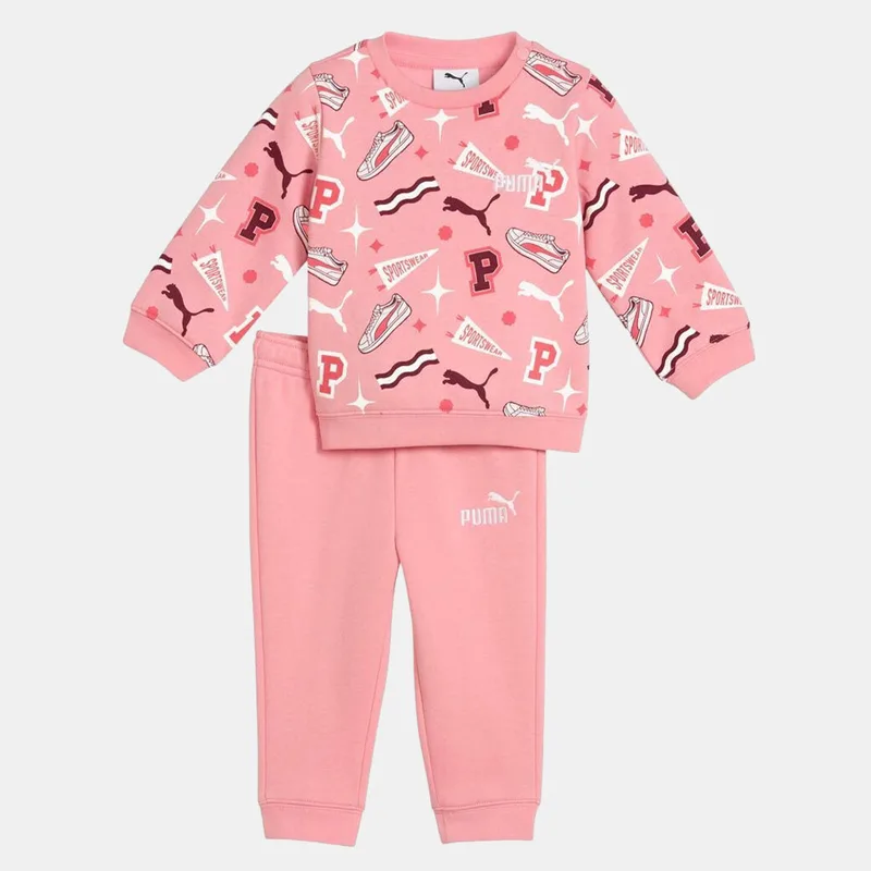 Puma Minicats Aop Crew Set Fl Inf (9000246426_89032)