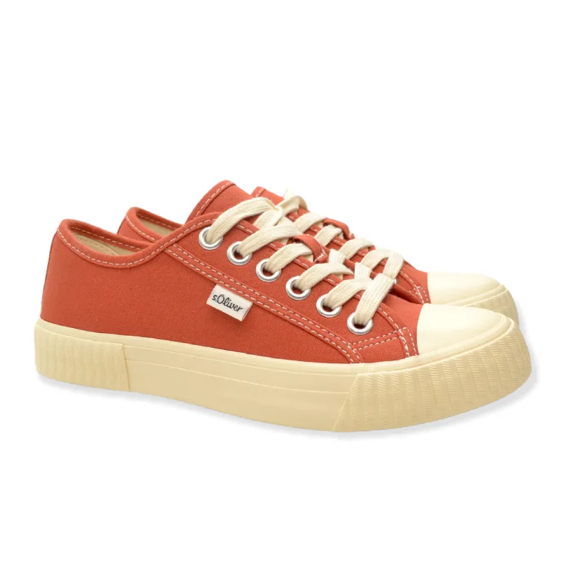S.OLIVER SNEAKER 5-23620-28 653 TERRACOTTA