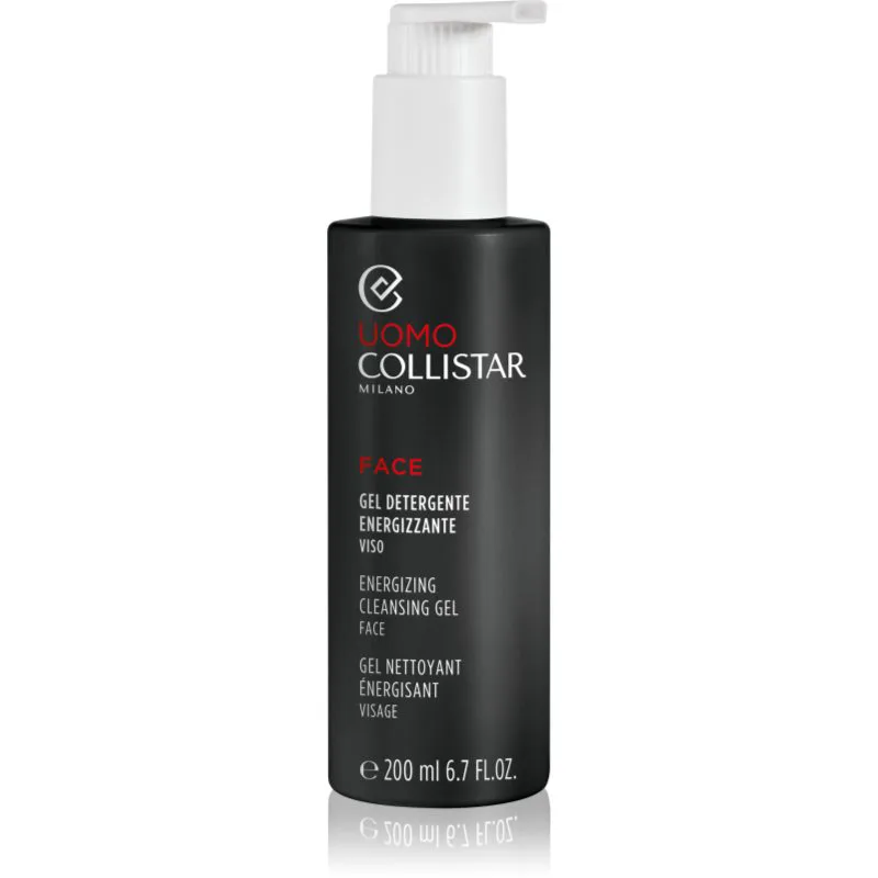 Collistar Uomo Energizing Cleansing Gel Face ενεργοποιητικό τζελ καθαρισμού για το πρόσωπο 200 ml
