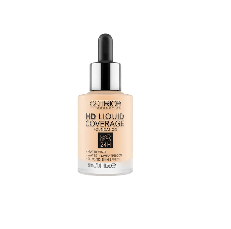 HD Liquid Coverage Foundation 30ml-002 Porcelain Μπεζ