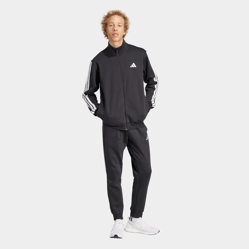 adidas Sportswear Basic 3-Stripes Fleece Ανδρικό Σετ Φόρμας (9000217052_1469)