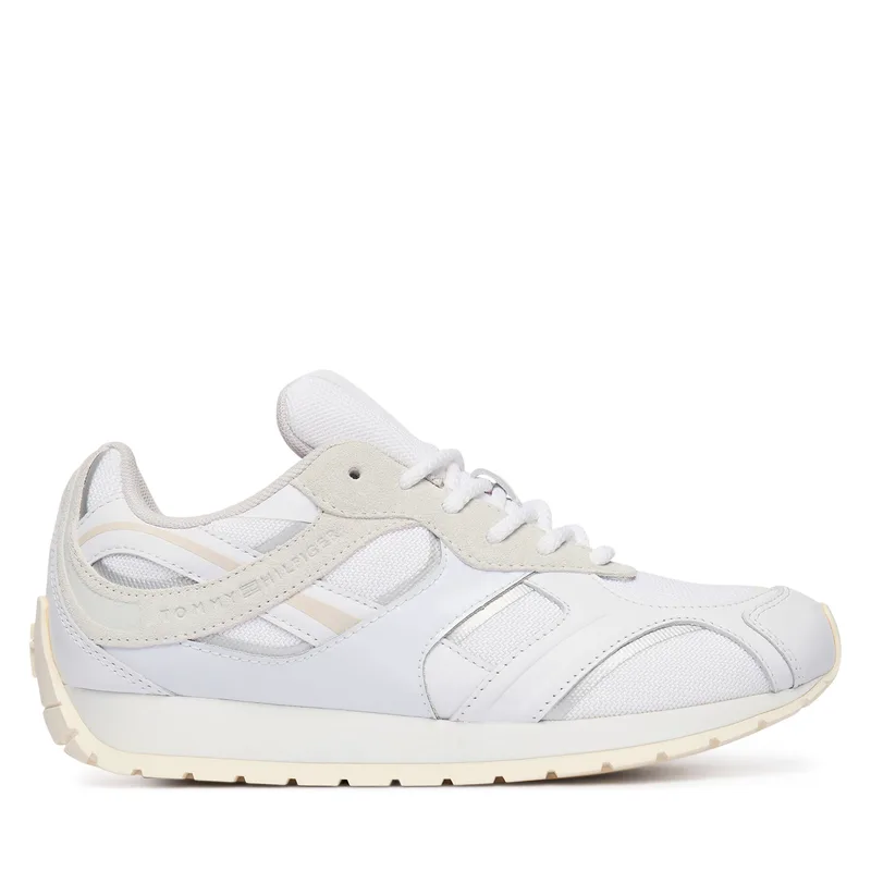 Αθλητικά Tommy Hilfiger Th Modern Runner Mix Mat FW0FW09098 Λευκό