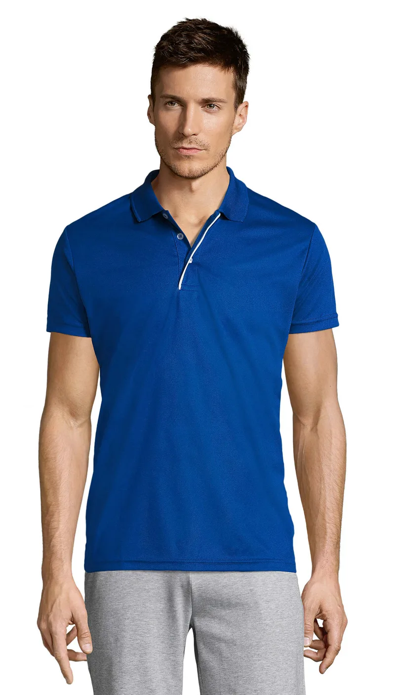 Ανδρικό αθλητικό πόλο Sol's Performer Men - 01180 Royal Blue