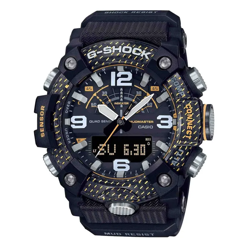 CASIO G-SHOCK Mudmaster Smartwatch Black Rubber Strap GG-B100Y-1AER