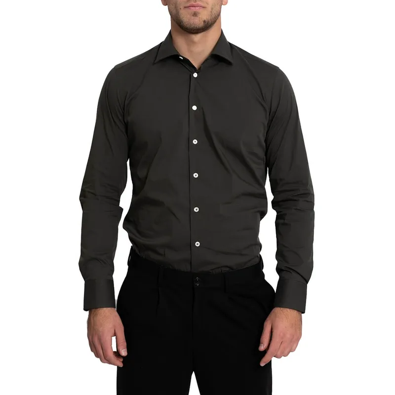 MONK Ανδρικό Πράσινο Long-Sleeve Shirt/Olive