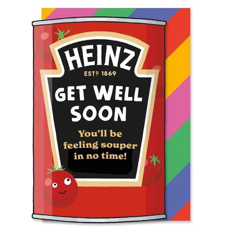 Ευχετήρια Κάρτα Heinz "Get Well Soon" HZ020