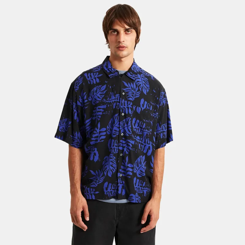 Vans Doren Printed Camp Royal Ανδρικό Κοντομάνικο Πουκάμισο (9000260542_92268)