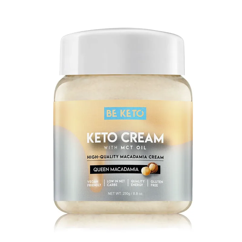 Beketo Κέτο Άλειμμα (keto cream) Μακαντέμια Χωρίς Ζάχαρη (250g)