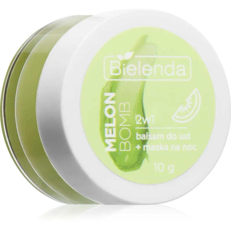 Bielenda Lip Care Lip Balm + Night Mask Βάλσαμο για χείλη με άρωμα Melon Bomb 10 γρ