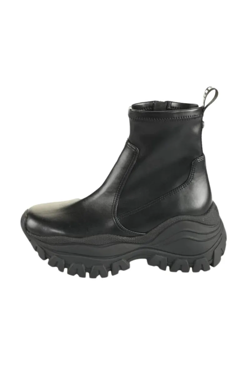 BUFFALO μποτάκια γυναικεία LOLA SOCK - Μαύρο-1220056-BLACK