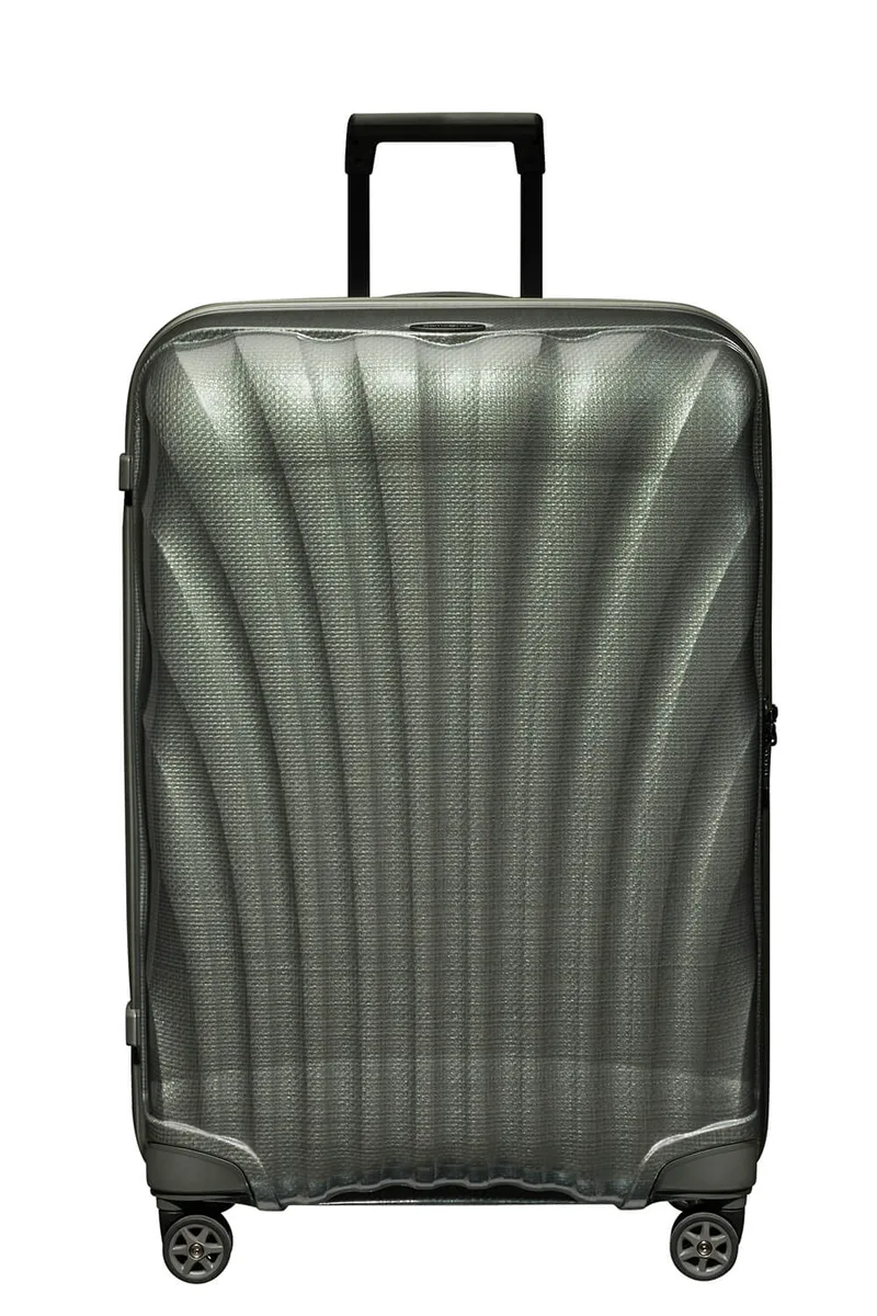 Βαλίτσα 4 ρόδες C-LITE ΠΡΑΣΙΝΟ ΜΕΤΑΛΛΙΚΟ Size 75