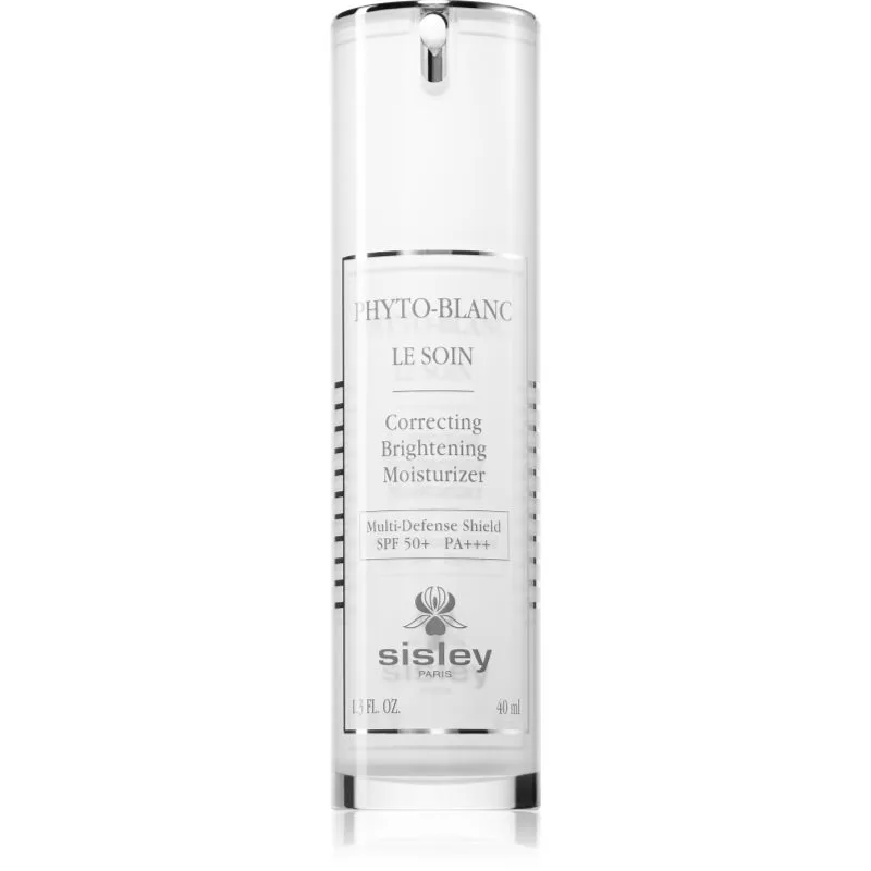 Sisley Phyto-Blanc Le Soin προστατευτική ενυδατική κρέμα με αναζωογονητική επίδραση SPF 50+ PA+++ 40 ml